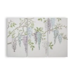 Laura Ashley - Canvas Met Borduurwerk - Wisteria Garden - 60x90cm