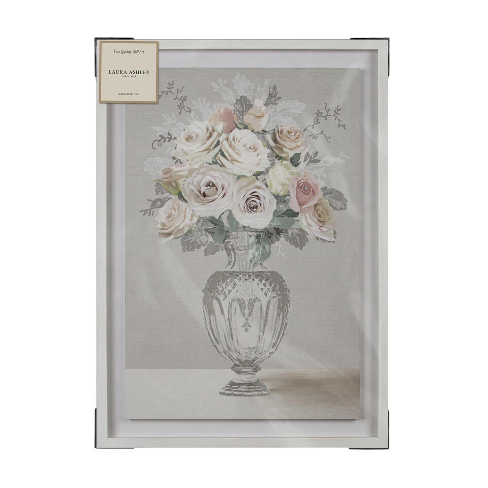 Laura Ashley - Canvas In Frame - Rose Bouquet Vase - 70x50cm 6 Laura Ashley - Canvas In Frame - Rose Bouquet Vase - 70x50cm - Afbeelding 4