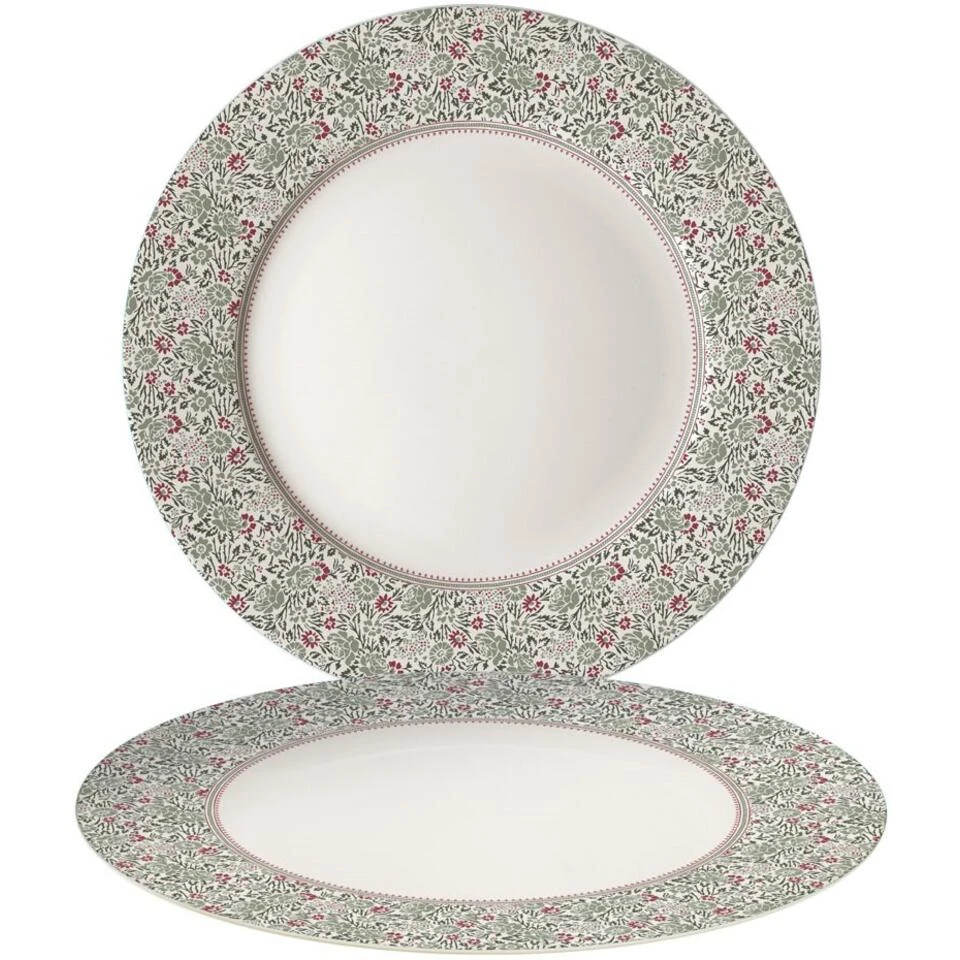 Laura Ashley Giftset 2 Borden Plat 23 Cm 4 Laura Ashley Giftset 2 Borden Plat 23 Cm - Afbeelding 2