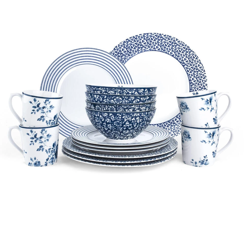 Laura Ashley Set 16 Delig Servies 4 Persoons 3 Laura Ashley Set 16 Delig Servies 4 Persoons