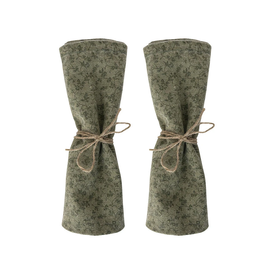 Laura Ashley Set 2 Servetten Wild Clematis Sage 3 Laura Ashley Set 2 Servetten Wild Clematis Sage