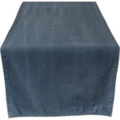 Laura Ashley Tafelloper Blauw Dubbelzijdig Uni/Wild Clematis 40x150cm 8 Laura Ashley Tafelloper Blauw Dubbelzijdig Uni/Wild Clematis 40x150cm -Coppenswarenhuis 1000093100 0102
