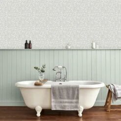 Laura Ashley Vliesbehang | Erwood - Groen - 10mx52cm -Coppenswarenhuis 10652427