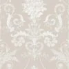Laura Ashley - Vliesbehang - Josette White & Dove Grey - 10mx52cm -Coppenswarenhuis 10716708