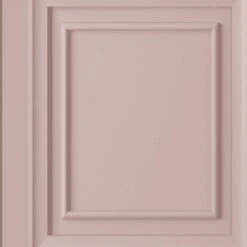 Laura Ashley Vliesbehang | Redbrook Wood Panel - Roze - 10mx52cm