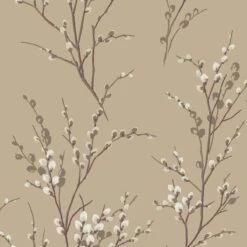 Laura Ashley Vliesbehang | Pussy Willow Natural - 10mx52cm