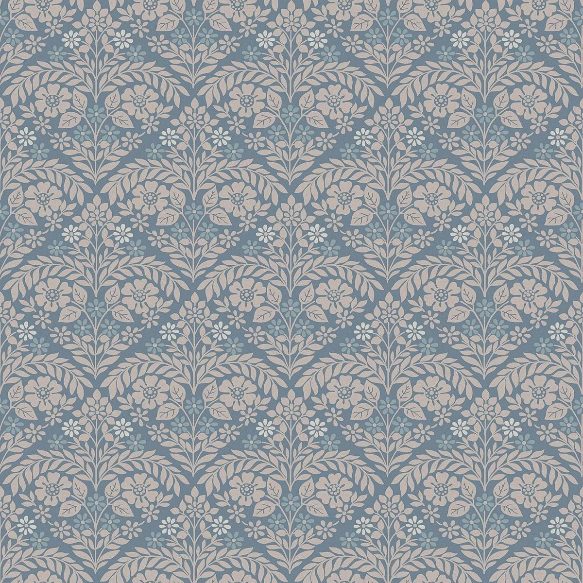 Laura Ashley Vliesbehang | Margam - Newport Blue - Blauw 3 Laura Ashley Vliesbehang | Margam - Newport Blue - Blauw