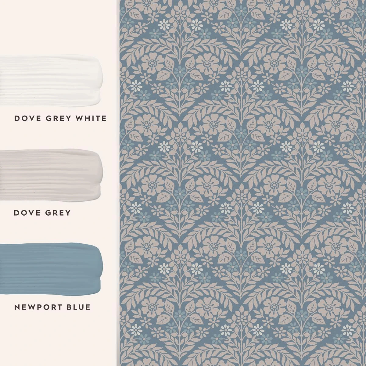 Laura Ashley Vliesbehang | Margam - Newport Blue - Blauw 6 Laura Ashley Vliesbehang | Margam - Newport Blue - Blauw - Afbeelding 4