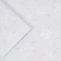 Laura Ashley Vliesbehang | Eva Floral - Sugared Grey -Coppenswarenhuis 11749358