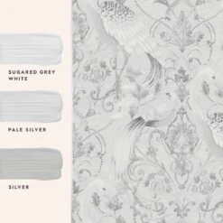 Laura Ashley Vliesbehang | Tregaron Silver - Silver 9 Laura Ashley Vliesbehang | Tregaron Silver - Silver -Coppenswarenhuis 11749361