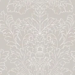 Laura Ashley Vliesbehang | Silchester Dove Grey - Grijs