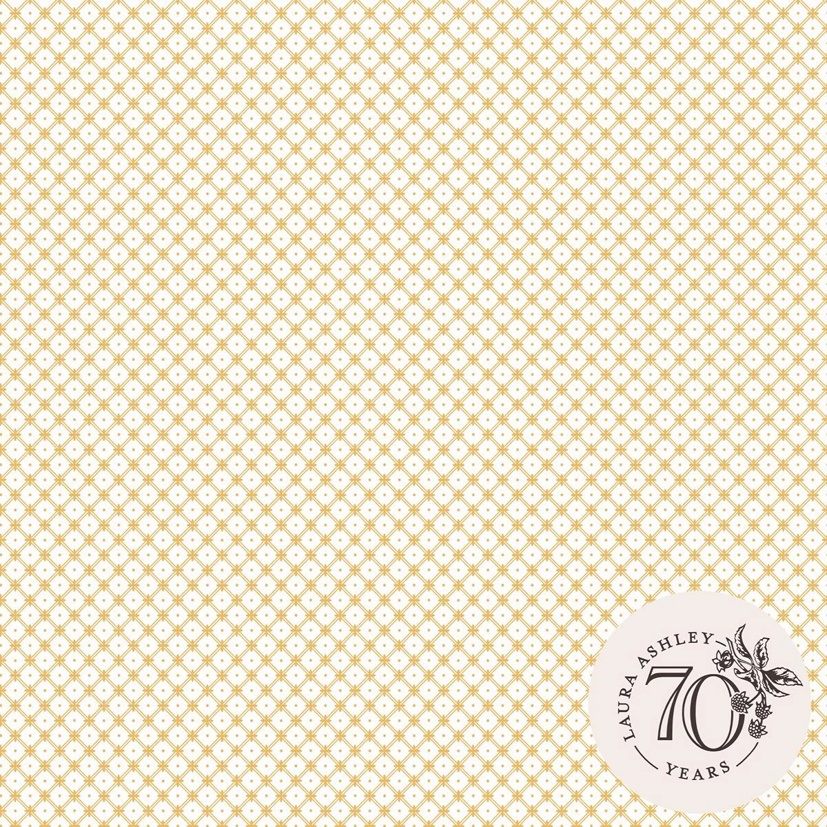 Laura Ashley Vliesbehang | Wickerwork Pale Ochre Yellow - Oker Geel 3 Laura Ashley Vliesbehang | Wickerwork Pale Ochre Yellow - Oker Geel