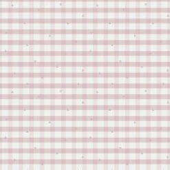 Laura Ashley Vliesbehang | Gingham - Pale Amethyst Purple