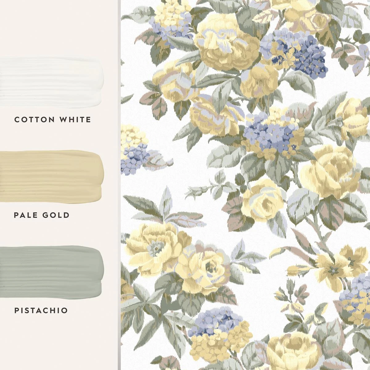 Laura Ashley Vliesbehang | Pembrey - Pale Gold - Goud 6 Laura Ashley Vliesbehang | Pembrey - Pale Gold - Goud - Afbeelding 4