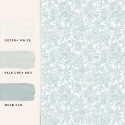 Laura Ashley Vliesbehang | Louise - Duck Egg Blue - Blauw 9 Laura Ashley Vliesbehang | Louise - Duck Egg Blue - Blauw -Coppenswarenhuis 11749475