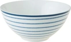 Laura Ashley Schaal Candy Stripe Blauw D 13 H 6 Cm