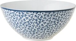 Laura Ashley Schaal Floris Blauw D 16 H 8 Cm