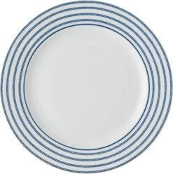 Laura Ashley Gebaksbord Candy Stripe Blauw D 18 H 1,7 Cm