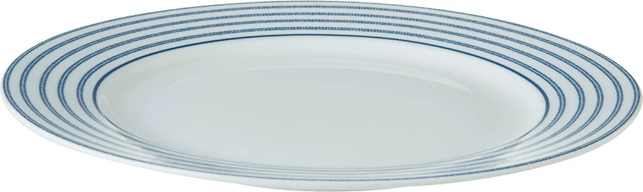 Laura Ashley Ontbijtbord Candy Stripe Blauw D 20 H 1,9 Cm 4 Laura Ashley Ontbijtbord Candy Stripe Blauw D 20 H 1,9 Cm - Afbeelding 2