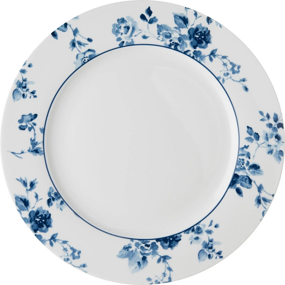Laura Ashley Bord China Rose Blauw D 26 H 1,9 Cm 4 Laura Ashley Bord China Rose Blauw D 26 H 1,9 Cm - Afbeelding 2