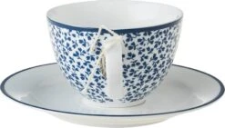 Laura Ashley Kop En Schotel Floris Blauw 0,26 L -Coppenswarenhuis 8717823786760 4