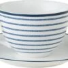 Laura Ashley Kop En Schotel Candy Stripe Blauw 0,26 L -Coppenswarenhuis 8717823786777 1