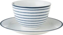 Laura Ashley Kop En Schotel Candy Stripe Blauw 0,26 L 9 Laura Ashley Kop En Schotel Candy Stripe Blauw 0,26 L -Coppenswarenhuis 8717823786777 4