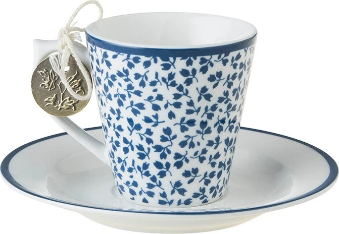 Laura Ashley Kop En Schotel Floris Blauw 0,9 L 3 Laura Ashley Kop En Schotel Floris Blauw 0,9 L
