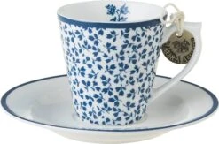 Laura Ashley Kop En Schotel Floris Blauw 0,9 L 7 Laura Ashley Kop En Schotel Floris Blauw 0,9 L -Coppenswarenhuis 8717823786937 2