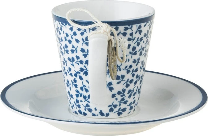 Laura Ashley Kop En Schotel Floris Blauw 0,9 L 5 Laura Ashley Kop En Schotel Floris Blauw 0,9 L - Afbeelding 3