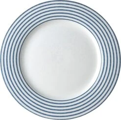 Laura Ashley Bord Candy Stripe Blauw D 23,4 H 1,7 Cm