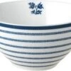 Laura Ashley Schaal Candy Stripe Blauw D 9 H 4,7 Cm
