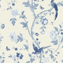 Laura Ashley - Vliesbehang - Summer Palace Royal Blue - 10mx52cm