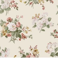Laura Ashley Vliesbehang | Rosemore Pale Sable - 10mx52cm