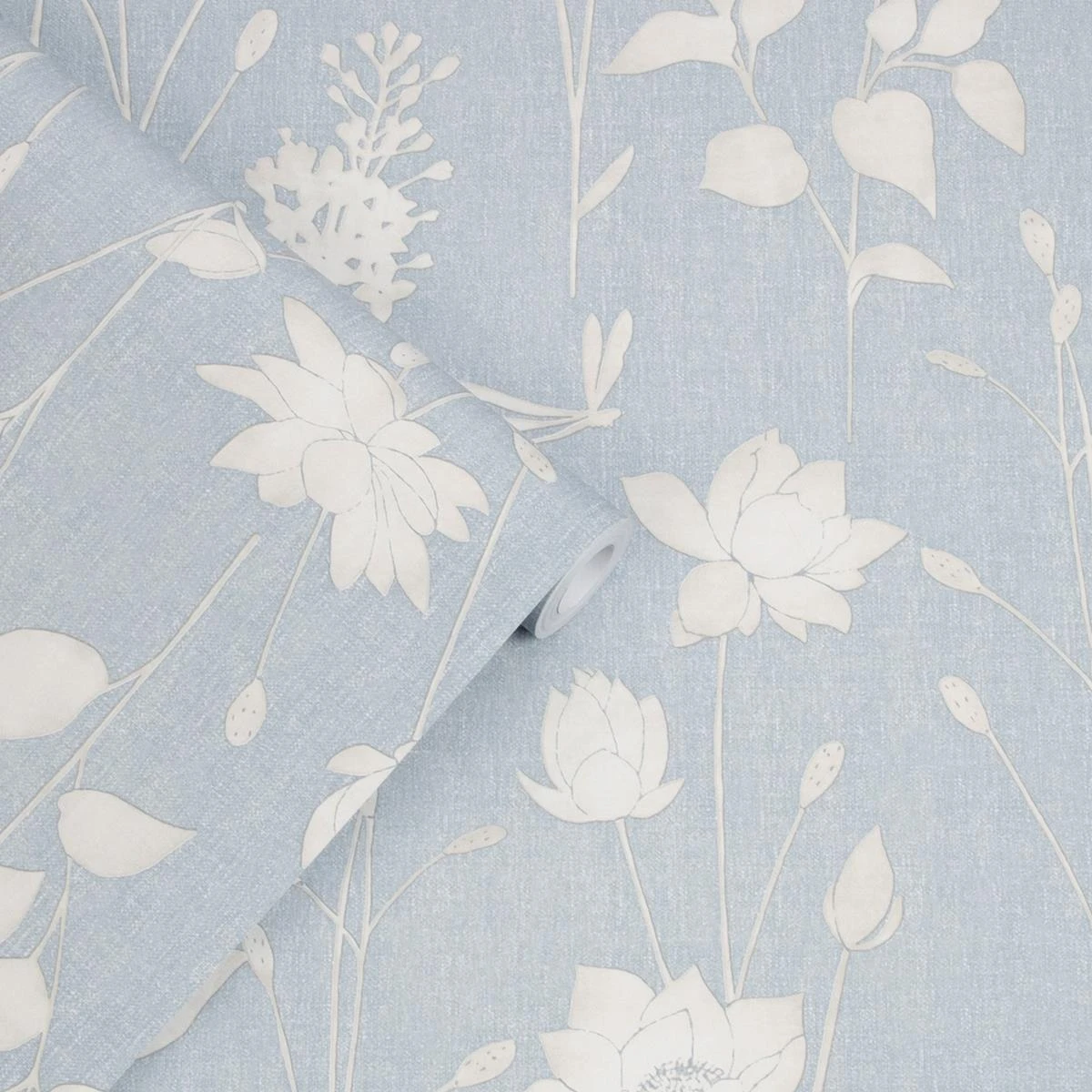 Laura Ashley - Vliesbehang - Dragonfly Garden Chalk Blue - 10mx52cm 4 Laura Ashley - Vliesbehang - Dragonfly Garden Chalk Blue - 10mx52cm - Afbeelding 2